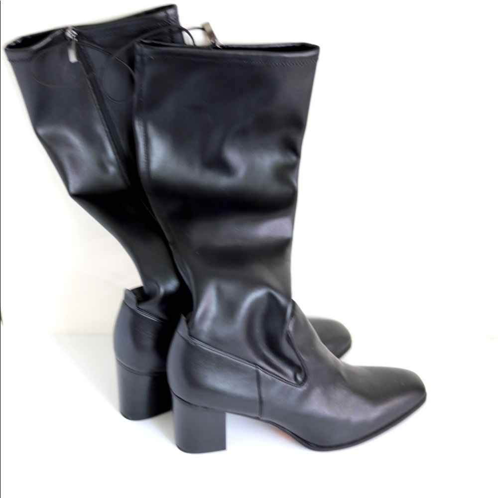 Womens Heeled Boots Black Size 11
